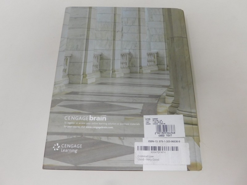 Criminal Law by Terry Anderson and Thomas Gardner (2017, Hardcover) 13th edition gallery