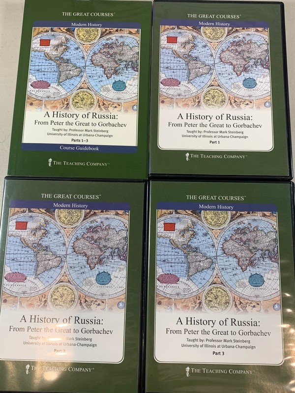 Great Courses A History of Russia: From Peter the Great to Gorbachev CD Set Book