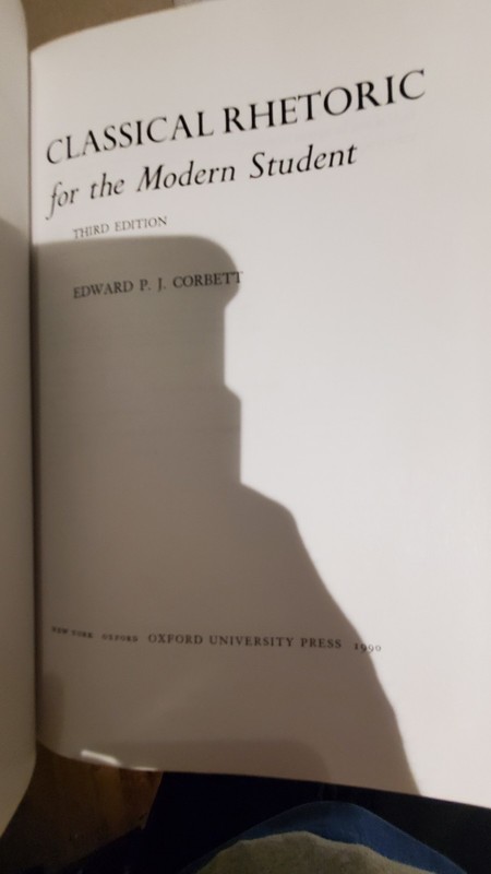 Classical Rhetoric for the Modern Student Corbett, Edward P. J. hardcover Used gallery