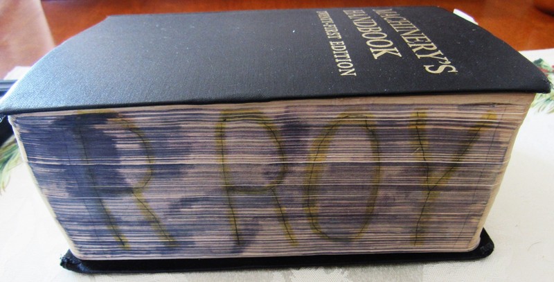 MACHINERY'S HANDBOOK TWENTY-FIRST EDITION 1982 BOOK gallery