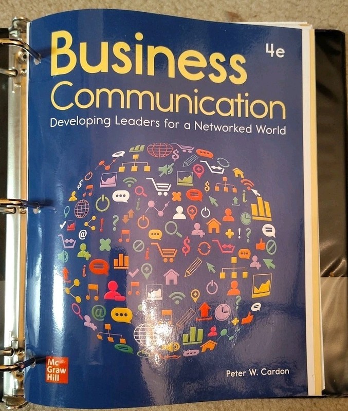 Loose Leaf for Business Communication by Peter Cardon (2020, Ringbound)