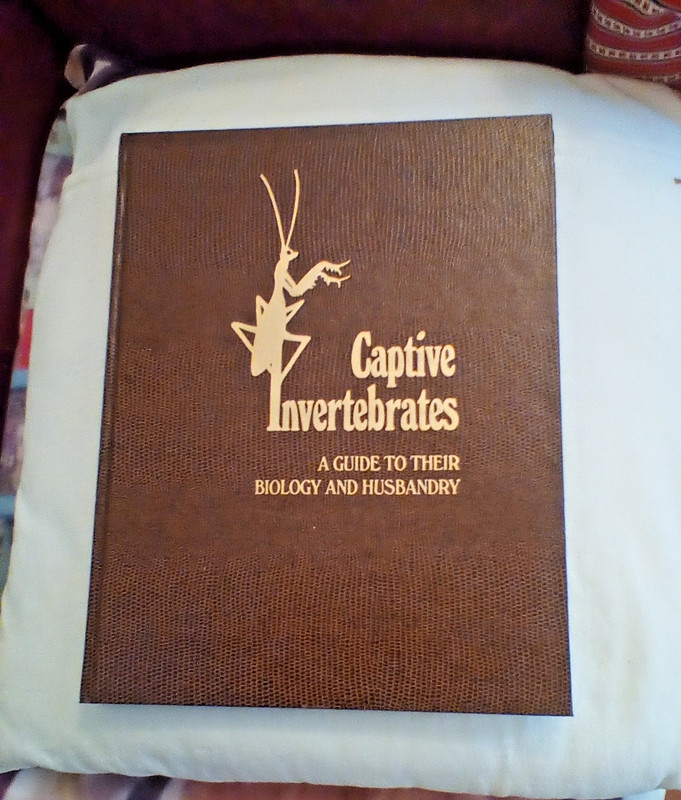 CAPTIVE INVERTEBRATES A GUIDE TO THEIR BIOLOGY AND HUSBANDRY 1992 Hardcover