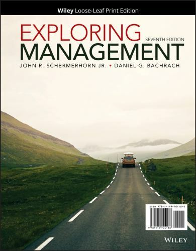 Exploring Management, Paperback by Schermerhorn, John R., jr.; Bachrach, Dani…