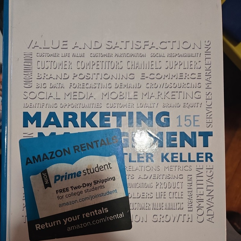 Marketing Management by Kevin Keller and Philip Kotler (2014, Hardcover)