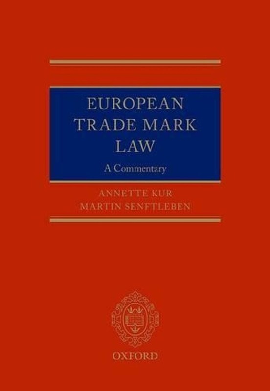 European Trade Mark Law by Annette Kur (English) Hardcover Book