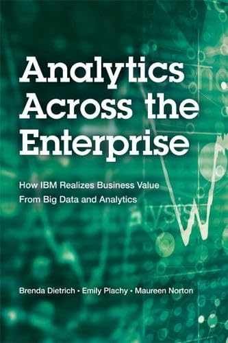 Analytics Across the Enterprise: – Paperback, by Dietrich Brenda L.; – Very Good