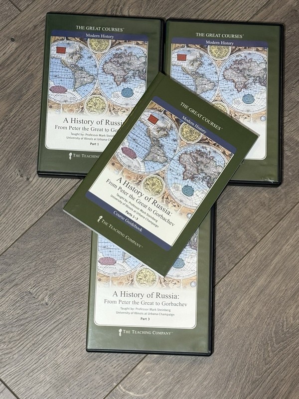 Great Courses A History of Russia: From Peter the Great to Gorbachev CD Set Book