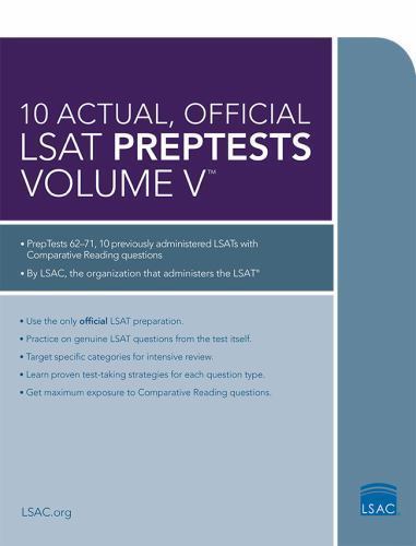 10 ActualOfficial LSATPrepTestsVolumeVPrepTests 62-71byLawSchoolAdmissionCouncil