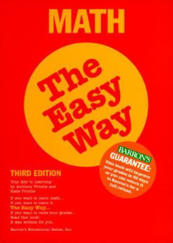 Math the Easy Way (Math the Easy Way) by Anthony Prindle, Good Book