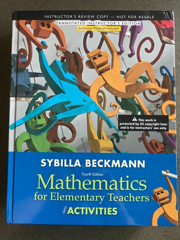 Mathematics for Elementary Teachers with Act 4E ANNOTATED INSTUCTOR Ed + ANSWERS
