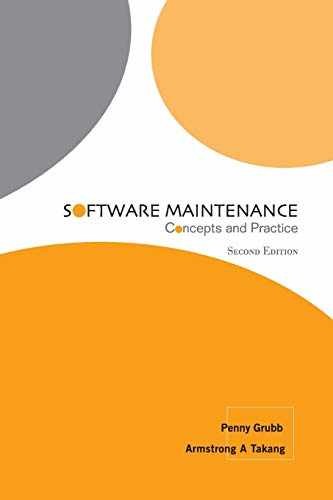 SOFTWARE MAINTENANCE: CONCEPTS AND - Paperback, by Grubb Penny - Very Good