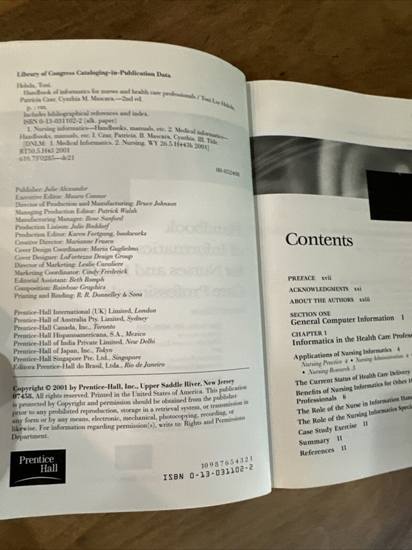 Handbook of Informatics for Nurses and Health Care Professionals gallery