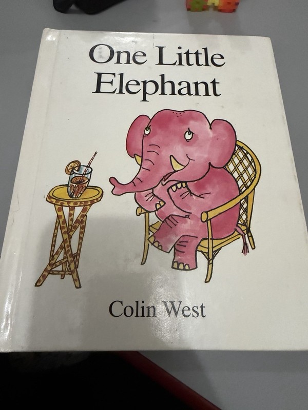 One Little Elephant by Colin West (1988, Hardcover)