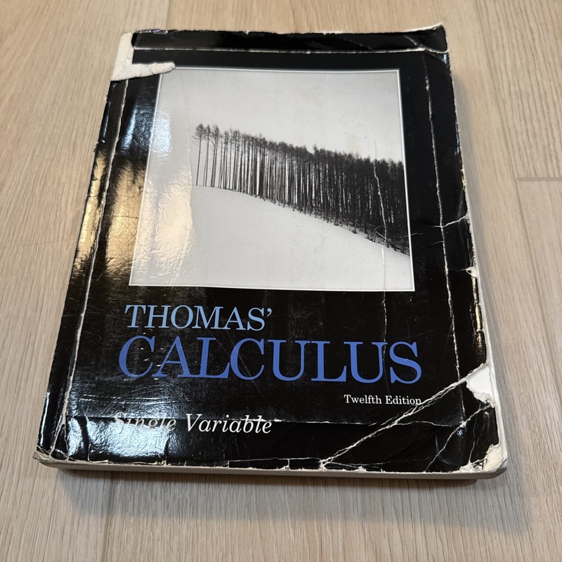 Thomas’ Calculus by George Thomas Jr., Maurice Weir and Joel Hass 2009