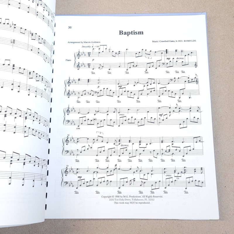 Masterworks Marvin Goldstein Pianist Spiral-Bound 11 Songbooks in One LDS Mormon gallery