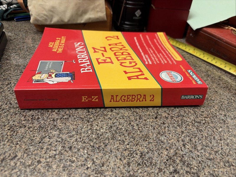 Barron's Easy Way Ser.: E-Z Algebra 2 by Glenn Clemens and Meg Clemens (2012,... gallery
