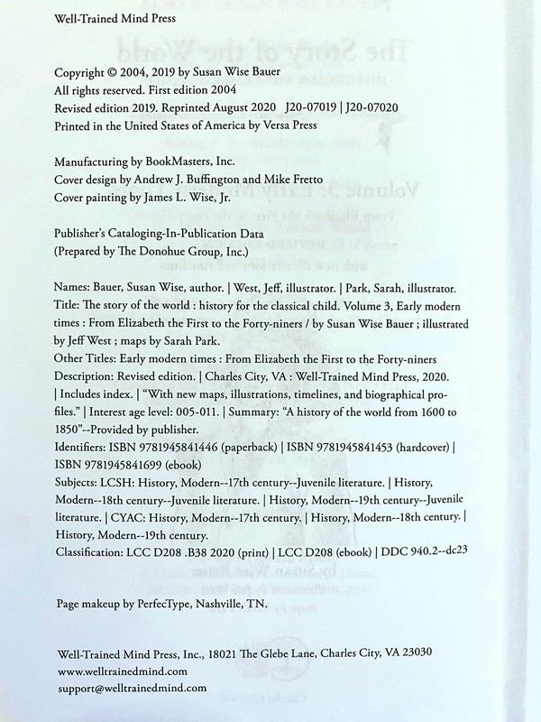 The Story of the World Volume 3: Early Modern Times - Hardcover Revised Edition gallery