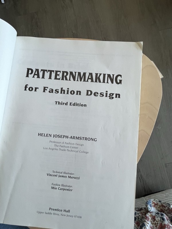 Patternmaking for Fashion Design 3rd Edition by Helen Joseph-Armstrong HC VG gallery